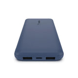 Belkin Boost Up Charge 10 000mAh 3-Port Power Bank + USB-A to USB-C Cable - Blue
