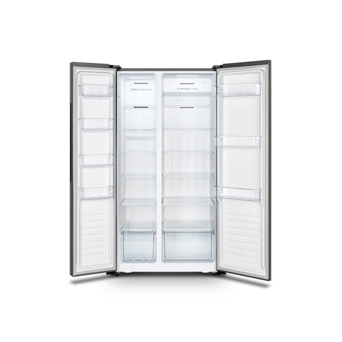 Hisense 516L Side by Side Fridge Freezer Inox H670SIT