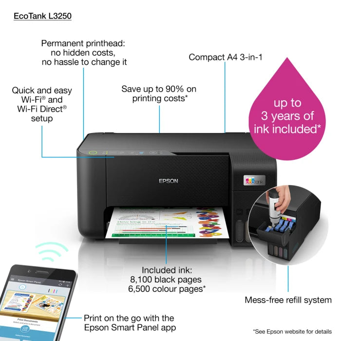 Epson EcoTank L3250 Printer