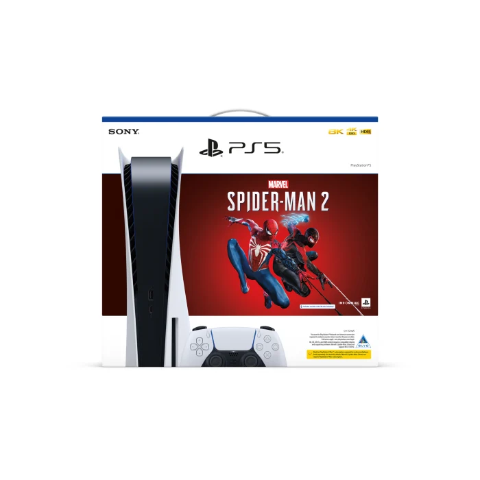 PS5 Disc Edition with Spiderman 2